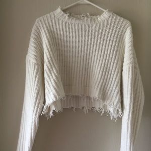 Cropped sweater